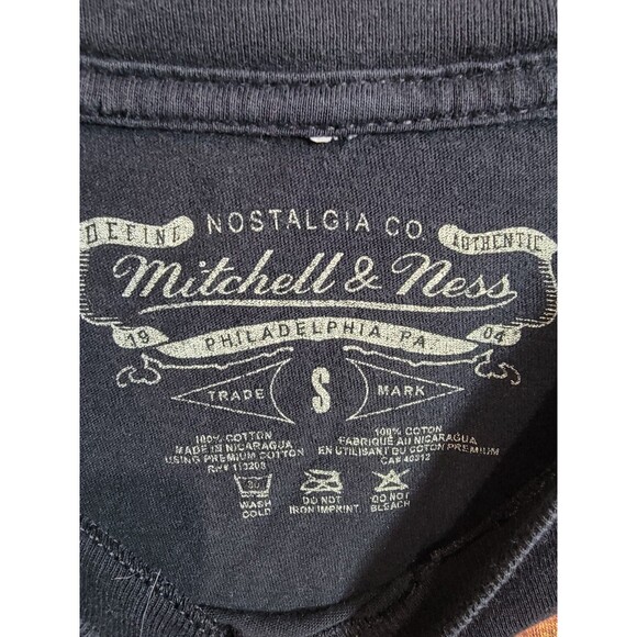 NBA Mitchell & Ness Shirt Mens Small Black Chicago Bulls Dennis Rodman Graphic - Picture 4 of 9